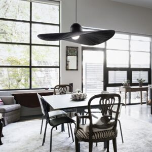 lampadario moderno nero